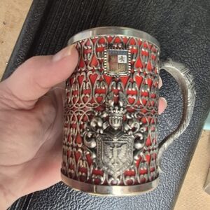 Art Nouveau Style Coat Of Arms Cup